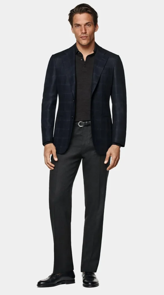 Suitsupply Mariage Chic Décontracté | Blazers*Blazer Havana coupe Tailored bleu marine à carreaux