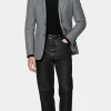 Suitsupply Mariage Hiver | Blazers*Blazer Havana coupe Tailored gris moyen