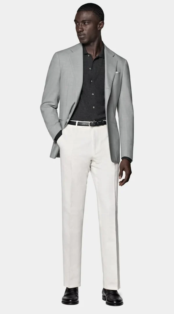 Suitsupply Blazers*Blazer Havana coupe Tailored gris clair