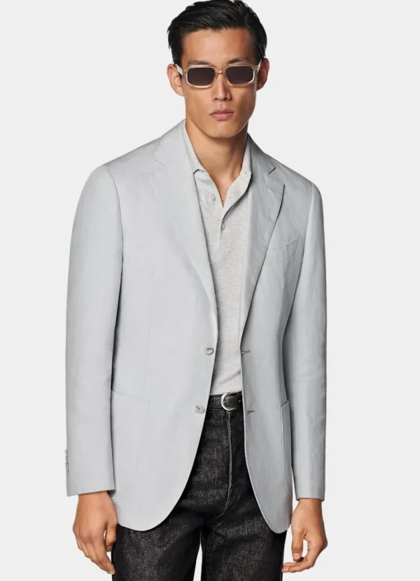 Suitsupply Mariage Chic Décontracté | Blazers*Blazer Havana coupe Tailored gris clair