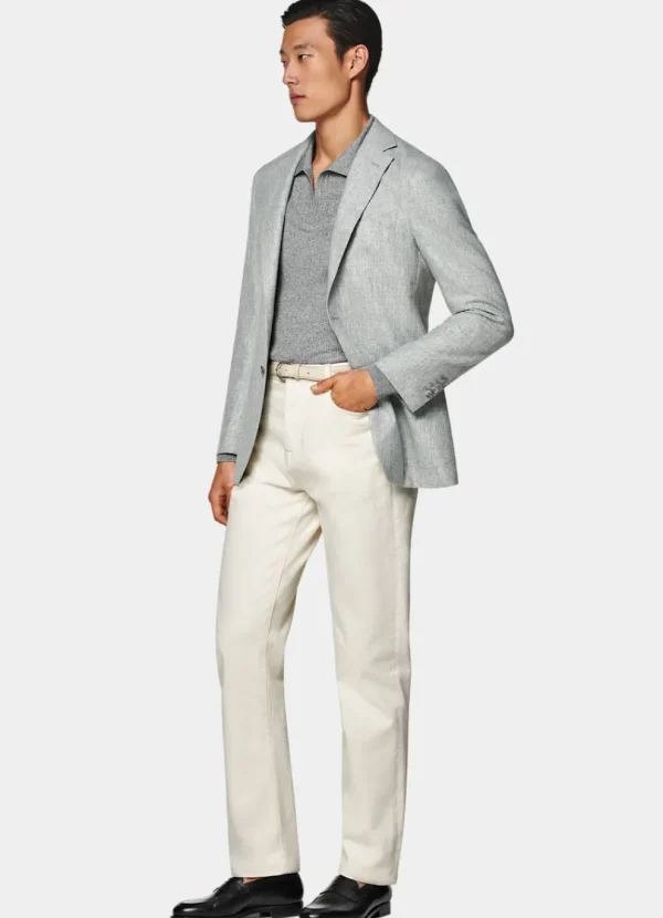 Suitsupply Blazers*Blazer Havana coupe Tailored gris clair