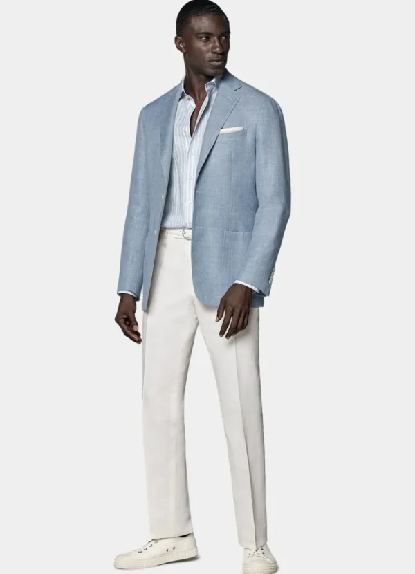 Suitsupply Mariage Chic Décontracté | Blazers*Blazer Havana coupe Tailored bleu clair