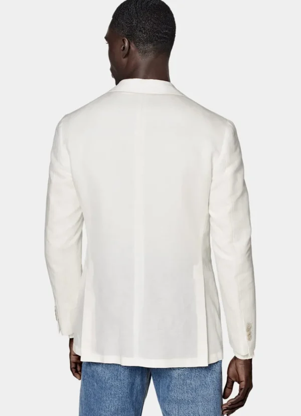 Suitsupply Blazers*Blazer Havana coupe Tailored blanc cassé