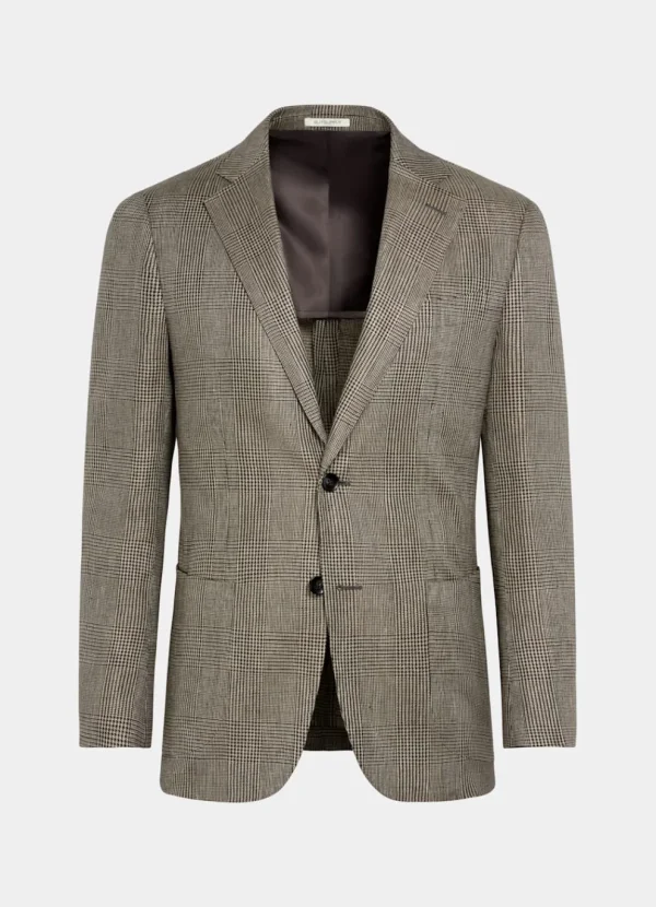 Suitsupply Blazers*Blazer Havana coupe Tailored marron moyen à carreaux