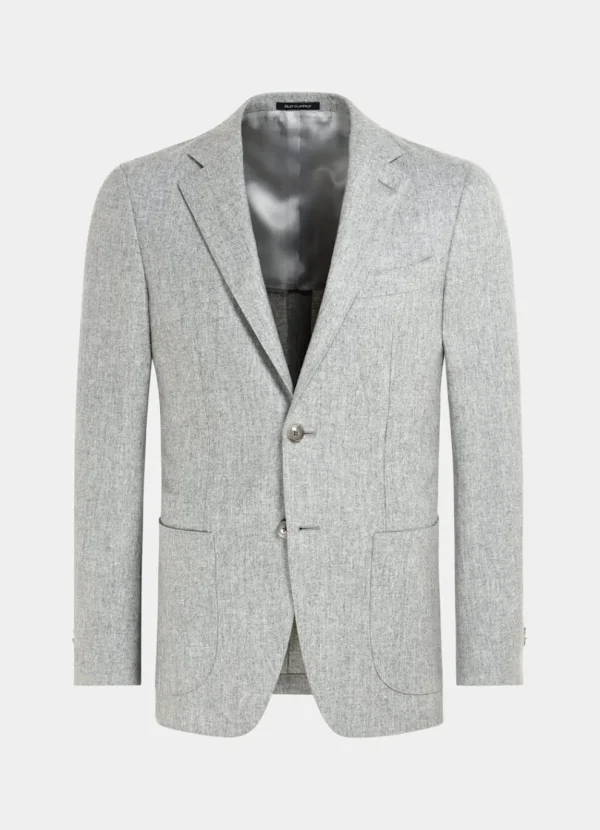 Suitsupply Blazers*Blazer Havana coupe Tailored gris clair