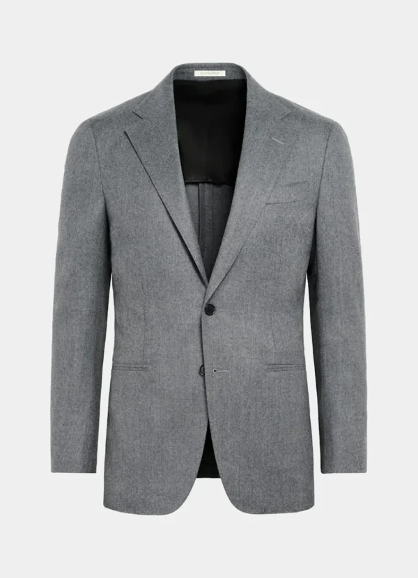 Suitsupply Mariage Hiver | Blazers*Blazer Havana coupe Tailored gris moyen