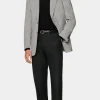 Suitsupply Blazers*Blazer Milano coupe Tailored noir à carreaux