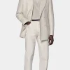 Suitsupply Blazers*Blazer Milano coupe Tailored taupe clair à chevrons