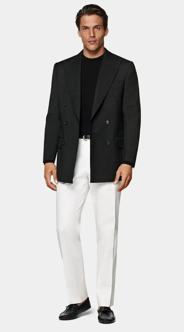 Suitsupply Mariage Chic Décontracté | Blazers*Blazer Milano coupe Tailored noir à chevrons