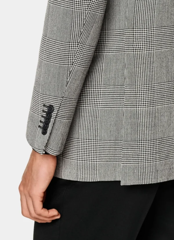 Suitsupply Blazers*Blazer Milano coupe Tailored noir à carreaux