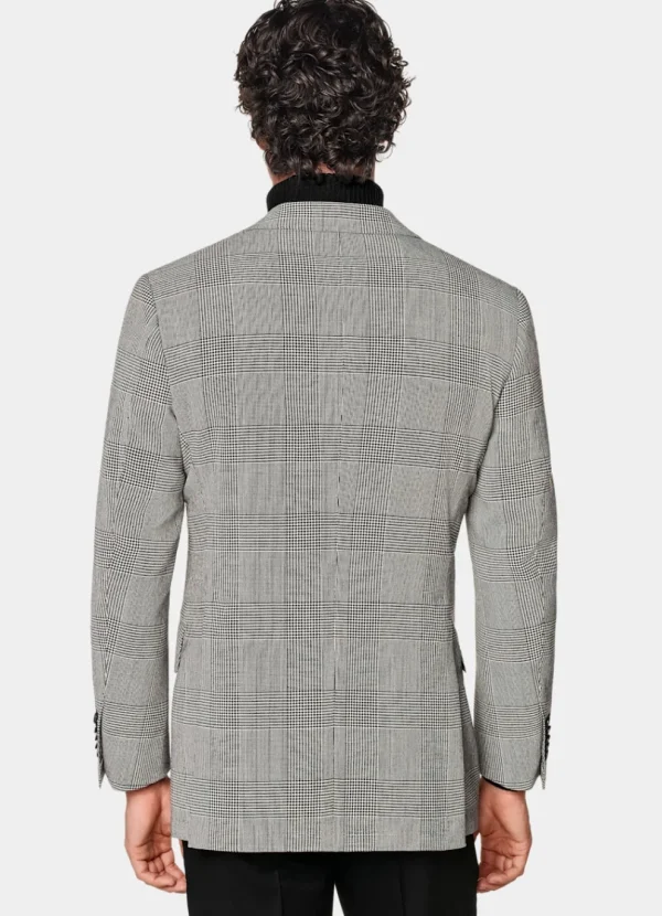 Suitsupply Blazers*Blazer Milano coupe Tailored noir à carreaux