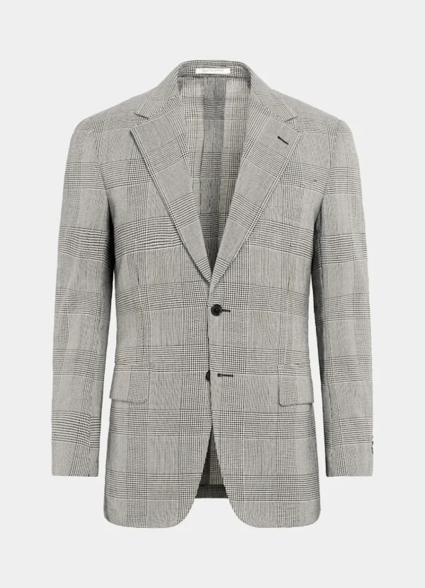 Suitsupply Blazers*Blazer Milano coupe Tailored noir à carreaux