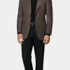 Suitsupply Blazers*Blazer Roma coupe Relaxed marron foncé