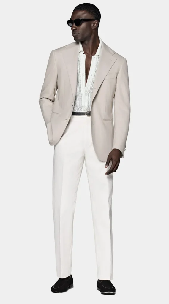 Suitsupply Mariage Chic Décontracté | Blazers*Blazer Roma coupe Relaxed taupe clair