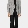 Suitsupply Blazers*Blazer Roma coupe Relaxed noir à carreaux