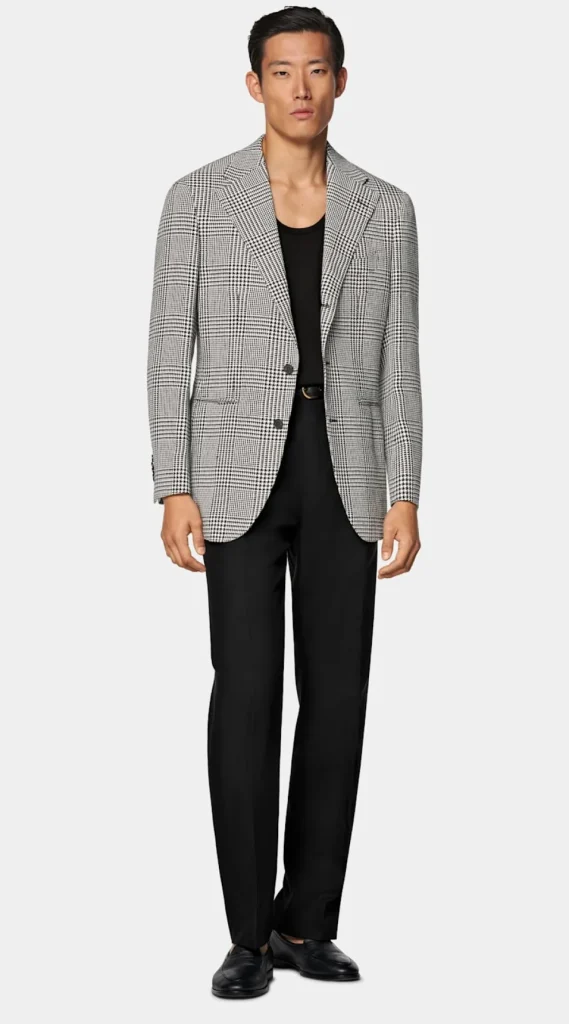 Suitsupply Blazers*Blazer Roma coupe Relaxed noir à carreaux