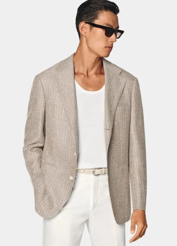 Suitsupply Blazers*Blazer Roma coupe Relaxed taupe