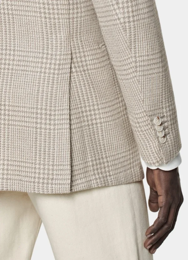 Suitsupply Mariage Chic Décontracté | Blazers*Blazer Roma coupe Relaxed sable à carreaux