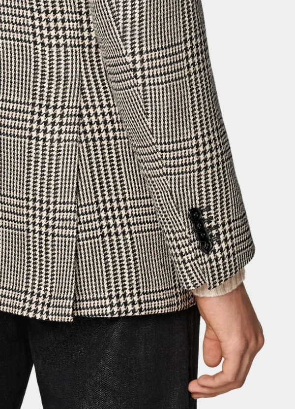 Suitsupply Mariage Chic Décontracté | Blazers*Blazer Roma coupe Relaxed noir à carreaux