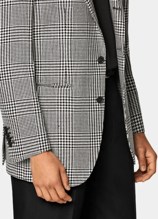 Suitsupply Blazers*Blazer Roma coupe Relaxed noir à carreaux