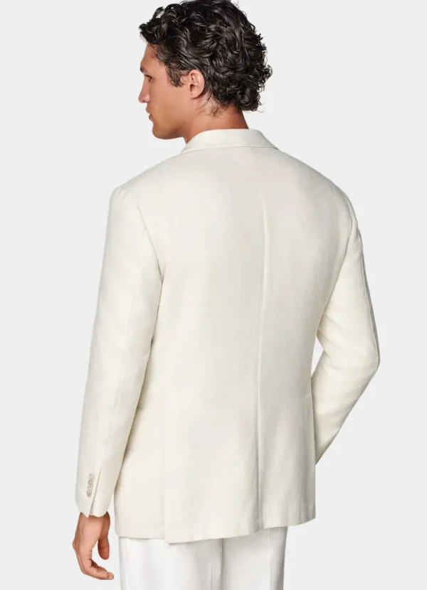 Suitsupply Blazers*Blazer Roma coupe Relaxed blanc cassé