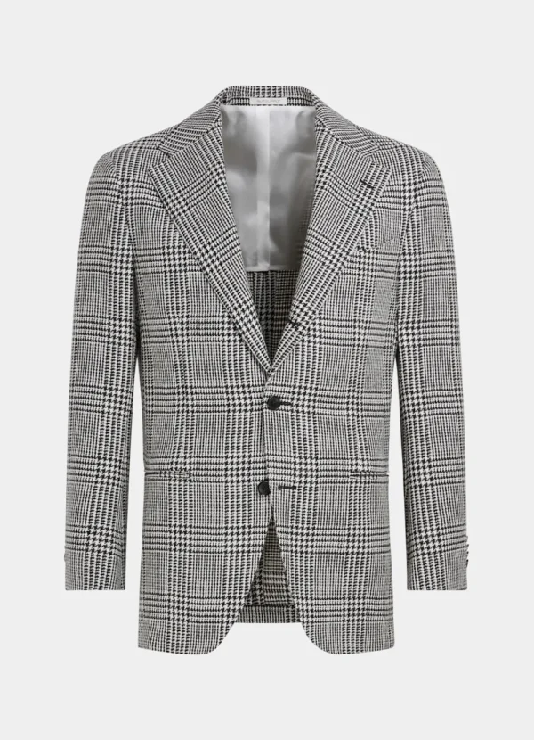 Suitsupply Blazers*Blazer Roma coupe Relaxed noir à carreaux