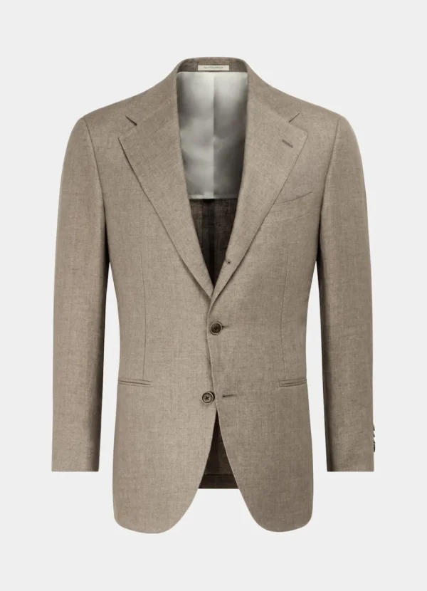 Suitsupply Mariage Sur La Plage | Blazers*Blazer Roma coupe Relaxed marron clair