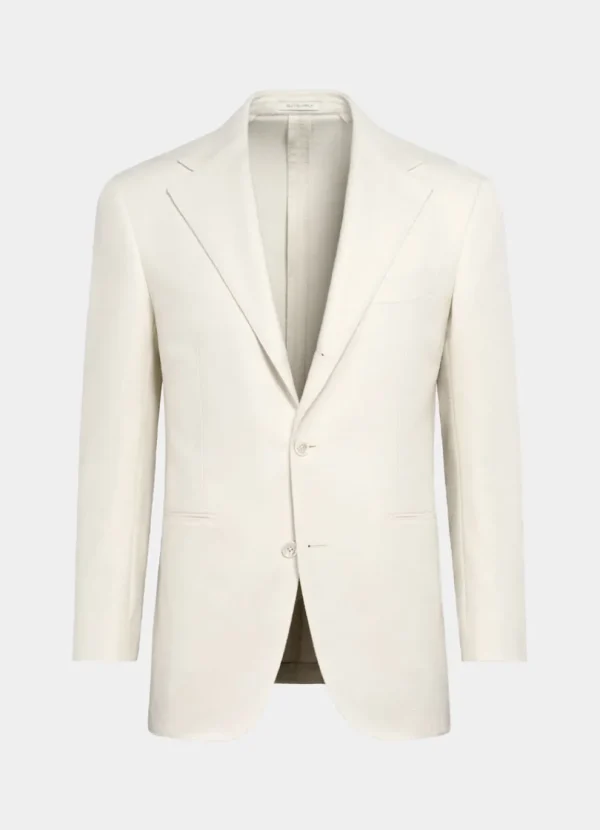 Suitsupply Blazers*Blazer Roma coupe Relaxed blanc cassé