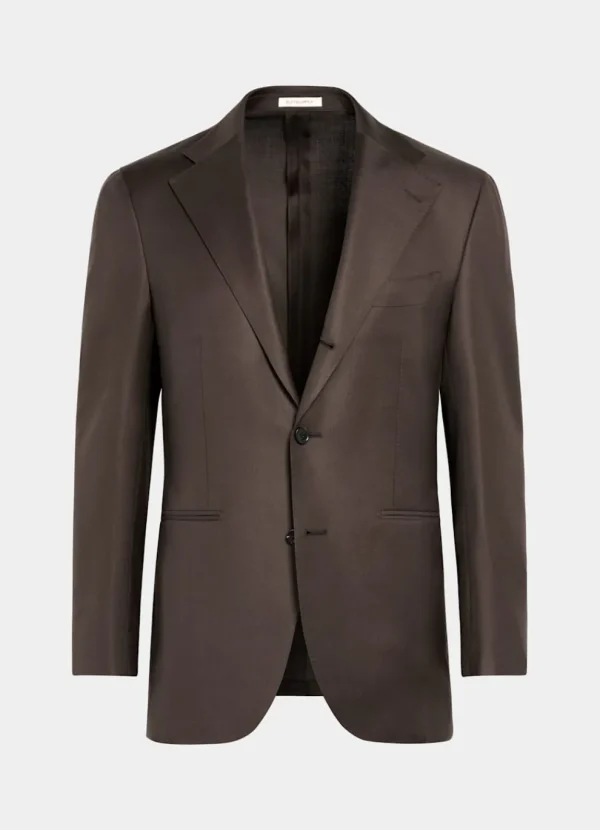 Suitsupply Blazers*Blazer Roma coupe Relaxed marron foncé