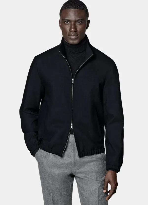 Suitsupply Bombers*Bomber bleu marine