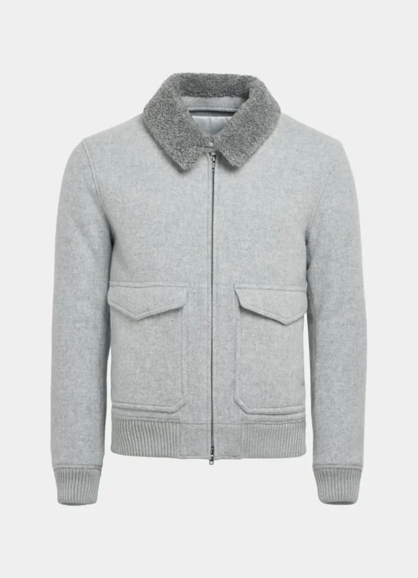 Suitsupply Bombers*Bomber gris clair