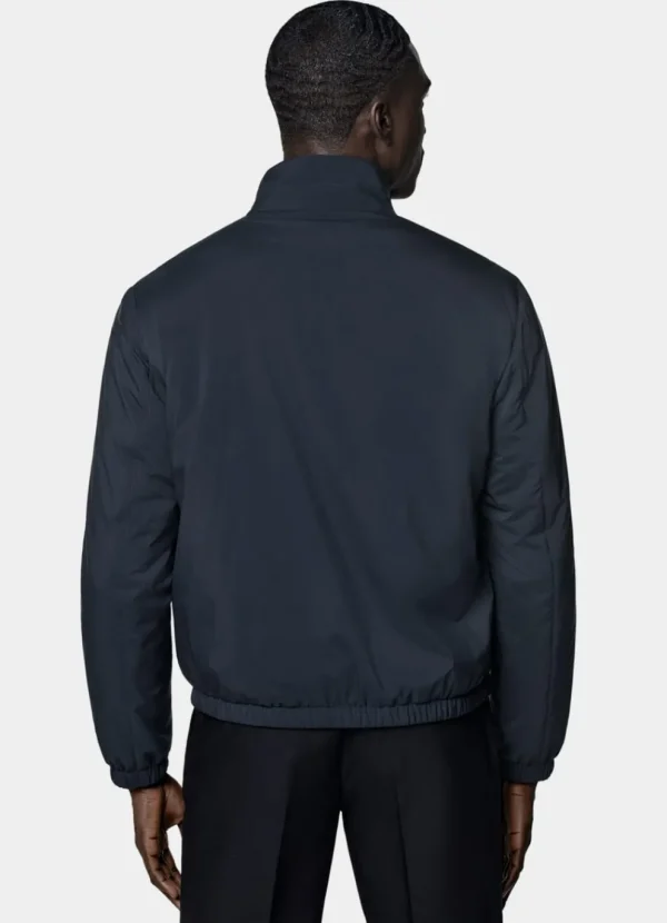 Suitsupply Bombers*Bomber réversible bleu marine