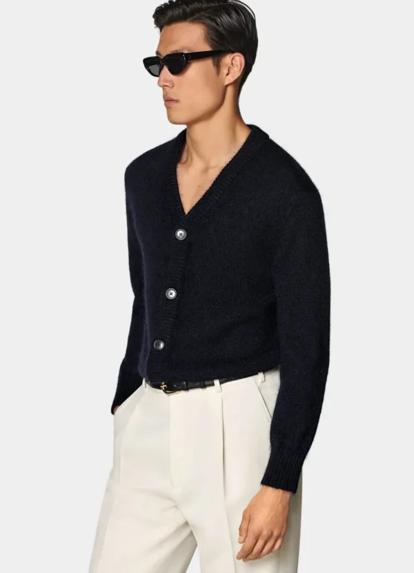 Suitsupply Cardigans*Cardigan bleu marine