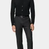 Suitsupply Chemises En Maille | Cardigans*Cardigan col polo à manches longues Merino noir