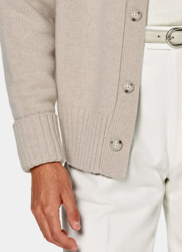 Suitsupply Cardigans*Cardigan oversize Merino sable