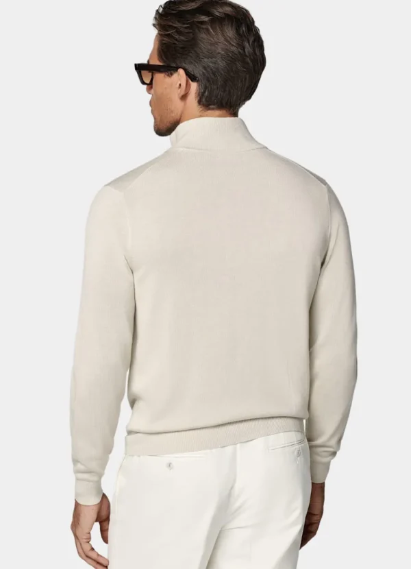 Suitsupply Pulls Zippés*Cardigan zippé marron clair