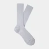 Suitsupply Chaussettes*Chaussettes classiques côtelées gris clair