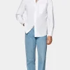 Suitsupply Chemises Décontractées*Chemise coupe ajustée en oxford blanche