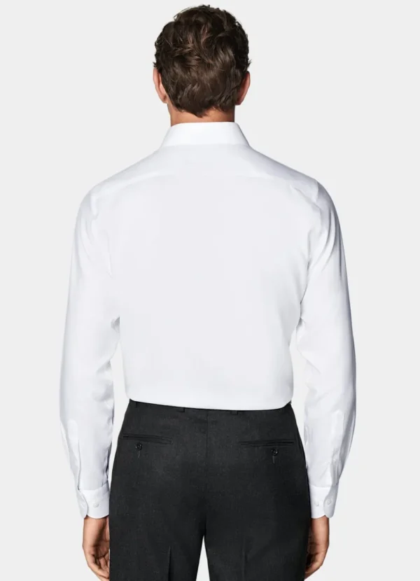 Suitsupply Chemises Traveller | Chemises Classiques*Chemise coupe ajustée en oxford royal blanche