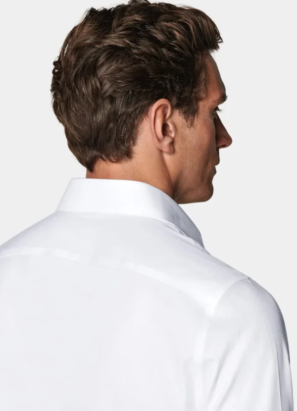 Suitsupply Chemises Traveller | Chemises Classiques*Chemise coupe ajustée en oxford royal blanche