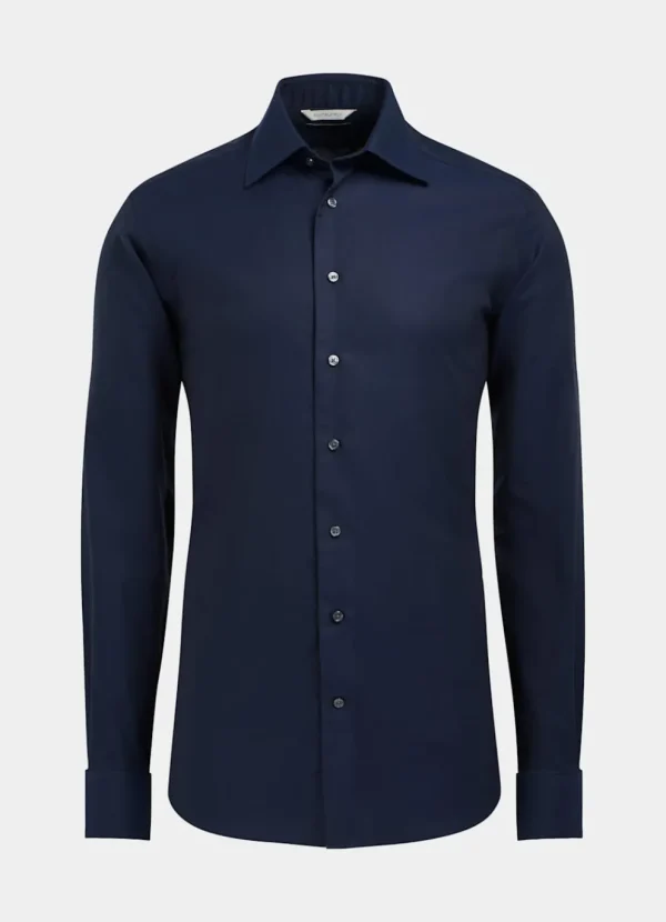 Suitsupply Chemises Traveller | Chemises Classiques*Chemise coupe ajustée en oxford royal bleu marine