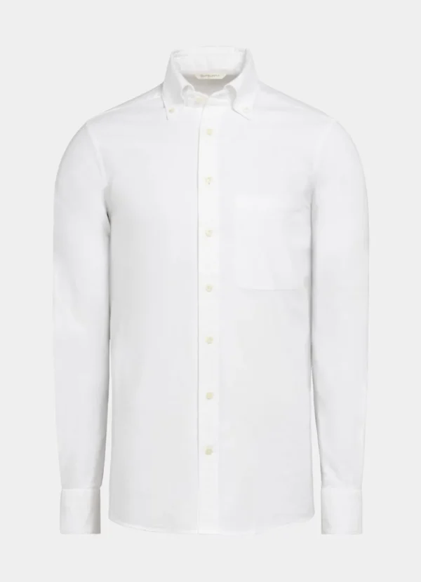 Suitsupply Chemises Décontractées*Chemise coupe ajustée en oxford blanche