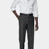 Suitsupply Chemises Traveller | Chemises Classiques*Chemise coupe ajustée en twill gris clair à rayures