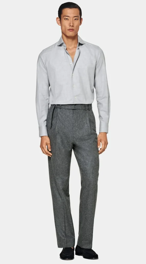 Suitsupply Chemises Décontractées*Chemise coupe ajustée gris clair