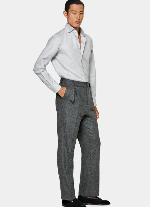 Suitsupply Chemises Décontractées*Chemise coupe ajustée gris clair