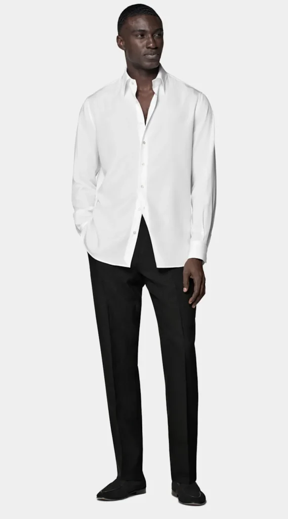 Suitsupply Chemises Décontractées*Chemise coupe Slim à col en pointe blanche