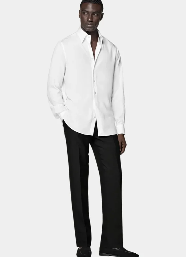 Suitsupply Chemises Décontractées*Chemise coupe Slim à col en pointe blanche