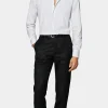 Suitsupply Chemises Classiques*Chemise coupe Tailored à col en pointe blanche à rayures