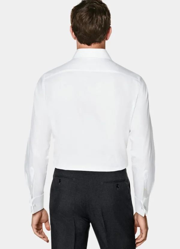 Suitsupply Chemises Classiques*Chemise coupe Tailored à poignets mousquetaires blanche