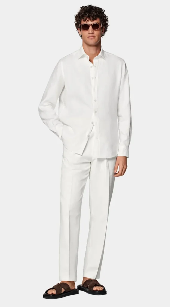 Suitsupply Chemises Décontractées*Chemise coupe tailored blanche